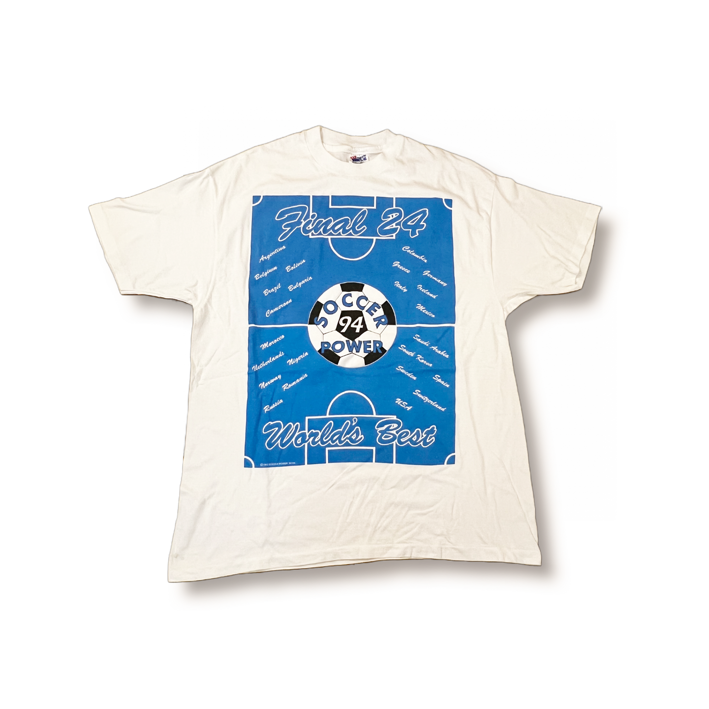 1993 Argentina Graphic Soccer Tee